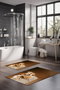Mijölnir Juego de alfombrillas de baño CT-5368, 2 piezas, Multicolor
